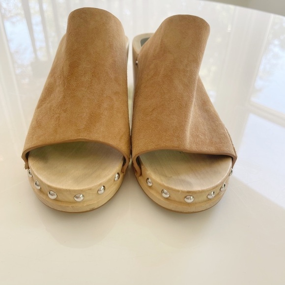 Sol Sana Jackie Suede Leather Clogs - 40 (US 8.5) - Picture 5 of 7